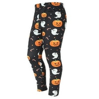 Dečija dečja dečja devojčica Halloween Xmas tajice boo bundeve pantalone pantalone s dugim joga hlače