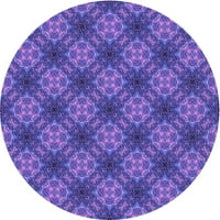 Ahgly Company u zatvorenom okruglom uzorkovima ljubičasti ametist Purple Prostirke, 6 'Round