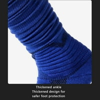 Mubineo podstavljene nogometne čarape, dodatne duge anti-klizne sportske nogometne čarape za muškarce