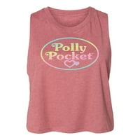Polly džep - Polly Pocket Ombre Logo - Juniors obrezan trkački rezervoar