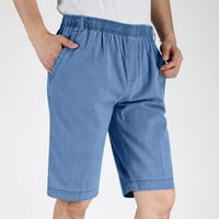 Muškarci Ležerne hlače Trenutna jogging trčanje posteljine hlača elastična struka kratkih pantalona sa džepnim pantalonama