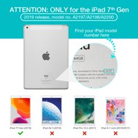 iPad 10. Slučaj 7. iPad-a za proizvodnju 7. Slim štrajk zaštitne pametnog poklopca za iPad 7. GEN Rosegold