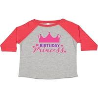 Inktastična rođendana princeza, mala princeza, kruna, zvijezde poklon toddler toddler djevojka majica