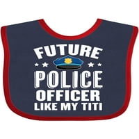 Inktastični budući policajac poput mog titi poklona dječaka ili dječja djevojka Bib