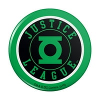 Justice League Green Lantern Athletic Logo PINBACK PIN