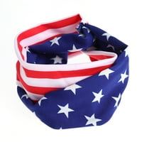 Amerika zastava uzorka Trake za glavu USA zastava elastične glave zamotavanje turban Headdress za patriotski događaj