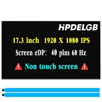 Zamjena ekrana 17.3 za HP ENVY 17-K118NR 17-K195NZ LCD Digitizer displej zaslona FHD IPS PINS HZ Non-Touch ekrana