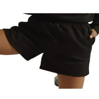 Dewadbow ženske ležerne sportske kratke hlače elastični struk sa džepovima trenerka