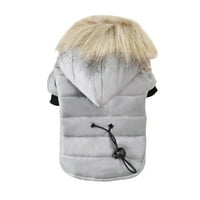 Zimska jakna s povodljivom rupom, odjeća za pse vjetra za hladno vrijeme, zimski kaputi za vjetrobranske