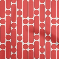 Onuone poliester Spante crvena tkanina Geometrijska haljina Materijal Materijal Ispis Tkanina sa dvorištem