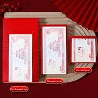 Pnellth set crvene koverte izvrsne papir za luk-čvorove tradicionalne kineske sretne novac džepove Vjenčane zalihe