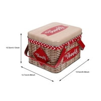 Kutije za torte Pravokutnik Boilie Bo Metal Pastry Bo Poklon Tin Iron Hrana kontejner za hranu Metalni kolačić