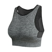 Plus size Bralettes za žene joga bluza bez rukava hladno rameni vrhovi svakodnevne donje rublje trčanje