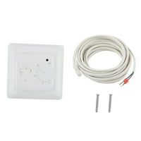 Električni podatak za podno grijanje Termostat + Podni senzor bijeli 16A