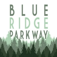 Blue Ridge Parkway, borove šume