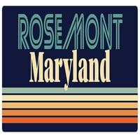 Rosemont Maryland Vinyl naljepnica za naljepnicu Retro dizajn