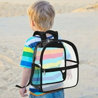 Ruksak CLGLFD za prozirni ruksak u školi sa vidljivim funkcijom studentskog ruksaka, vanjski ruksak, multi pvc torba za pohranu