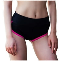 Band elastične joge kratke hlače za odmor u boji Ženske boje Sportske fitness Solid joga hlače