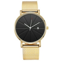 Heiheiup kvarc poklon kožni kožni minimalistički muški sat sa strapom modni sat Muški sat Muški sportski digitalni sat