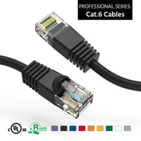 20ft CAT UTP Ethernet mrežom pokrenuta kabl crna, pakovanje