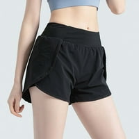 Daqian Womens Plus Veličina kratke hlače Ženska svestrana elastična labava brzo sušenje Fitness Trčanje