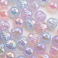 Damol 14.2 * Akril okrugle perlice Šarene plastične perle Kawaii perle šarene razdjelne perle za DIY nakit za obnavljanje ogrlica narukvica, m # ružičasta