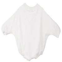 Salute Baby Boy Girl Unise s dugim rukavima Romač zarobljeni Gorion Bodysuit Duksere Ležerne majice Outfit bijela 12-mjeseci