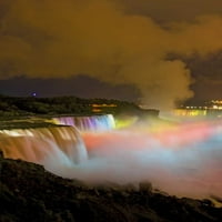 Niagara pada slapovi i maglu noću Fred Lord