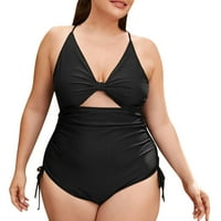 Žene kupaći kostimi Žene Plus veličine Štampano bez komičnog kupaćeg kupaćeg kupaćeg kostim