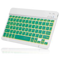 U lagana tastatura i miša sa pozadinom RGB svjetla, višestruki tanak punjiva tastatura Bluetooth 5. i 2,4 GHz stabilna veza za Blu M8L Plus