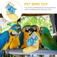 Frcolor Funny Parrot Feeder Pet Bird Foreder Freener sporo ulagač igračke
