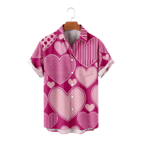 Košulja za muškarce Žene Modni srčani uzorak Bluza za slobodno vrijeme, Child-160, 01