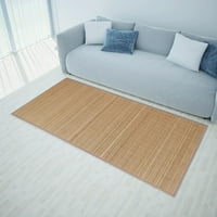 Pravokutna smeđa bambusova tepih 31.5 118.1