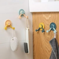 Snažna samoljepljiva naljepnica ljepljiva vješalica kupatila kuhinjska vješalica prozirna plastična zidna kuka bez rupa i noktiju, koja se koristi u kuhinji, kupaonici