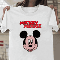 Mickey crtana majica, unise odraslih odmora majica s kratkom rukavom, porodične majice, veličine 100