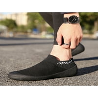 Ymiytan ženske tenisice pletene gornje čarape Fitness Workout Yoga Cipele Ljeto Udobnost Ležerne prilike prozračne cipele s čarapama Crna A 8