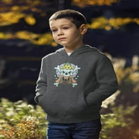 Lubanja sa psom Modern Style Hoodie Juniors -image by Shutterstock, Medium