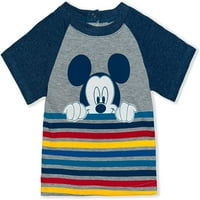 Disney Boy's Mickey Mouse Baby Hotsas, Tee i Romper Toddler Set odjeće