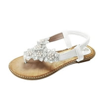 Ženske cipele modne ženske proljeće i ljetni klinovi Sandale s dijamantskim perlama nakit boemski stil