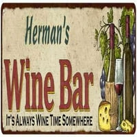 Herman's Vinski bar Početna Dekor metalni poklon znak 108240052388