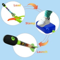 Ultimate Air raketni igrački LED rocket bacač za djecu Tomp svjetlo za pjenu za vazduh na vrhu rakete