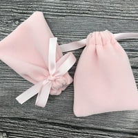 Ružičasta luksuzna torba za vuču nakita poklon za skladištenje torbica plišana torbica za pakiranje poklon pakiranja