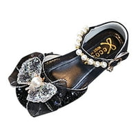 PJTEWAWE luk metalni biserni rhinestone boja podudaranja gradijentnim opružnim cipelama za djevojčice