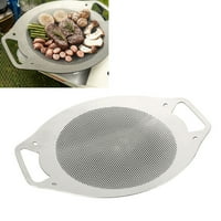 PIKNIC GRILL PAN, BBQ ploča od nehrđajućeg čelika, nosač za roštilj bez dime za kampiranje na otvorenom, BBQ pribor