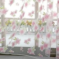 Cvjetni čisti zavjesa Tulle Pročišćavanje prozora Proizvođenje od drapera