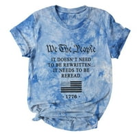 Košulja za žene 4. jula Patriotska majica Američka zastava Dan nezavisnosti Tees Funny Slatka majica