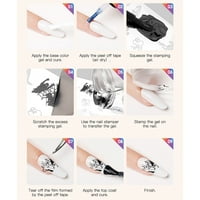 Keusn ploča za nokte za nokte Nail Art ploče Image Trumske predloške žigovanja Manikir Stamper za nokte