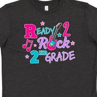 Inktastic natrag u školsku majicu Shove Rock 2ND Omladinska majica