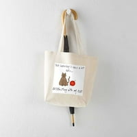 Cafepress - Crochetcat Tote torba - prirodna platna torba, Torba za trbuhu