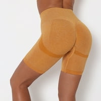 DTIDTPE kratke hlače za žene, žene-polifeting sportskih fitnesa koji rade visoko struk joga hlače, kratke